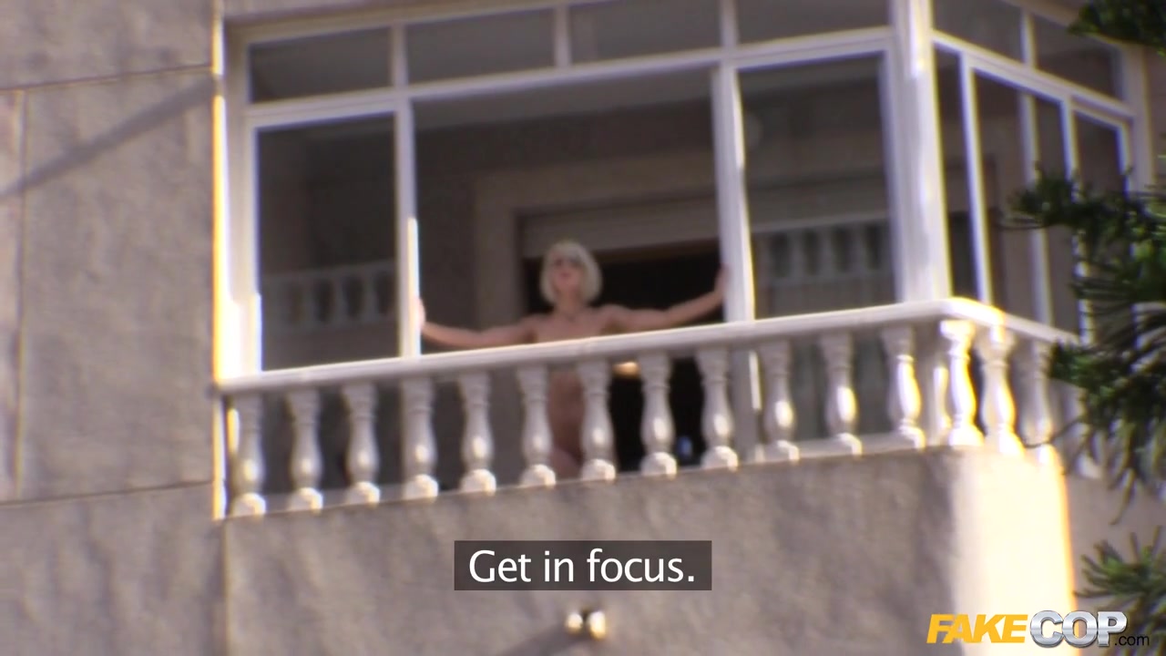 Nora in Blonde Exhibitionist Fucked by Cop - FakeCop