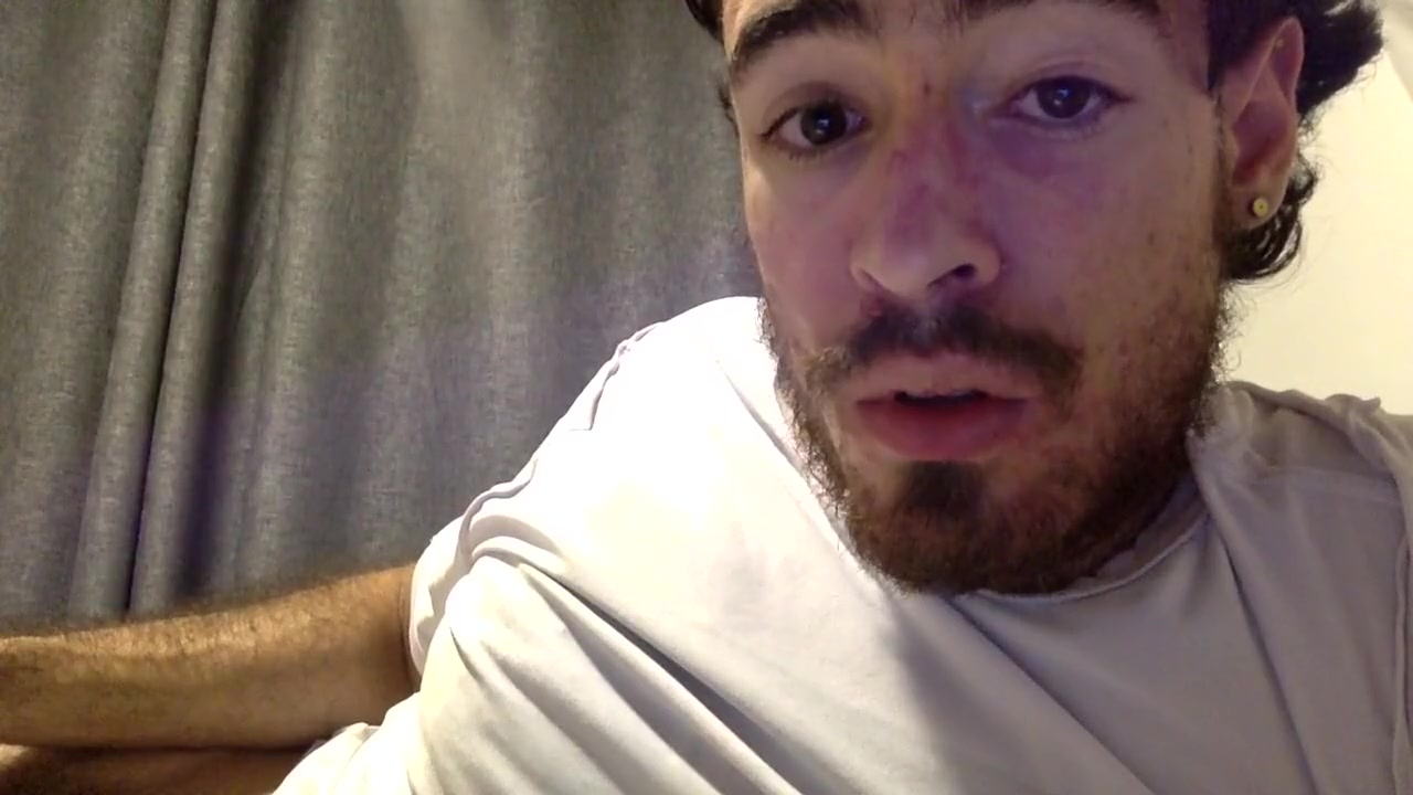 Hairy Latin Guy Cum All Over His Body
