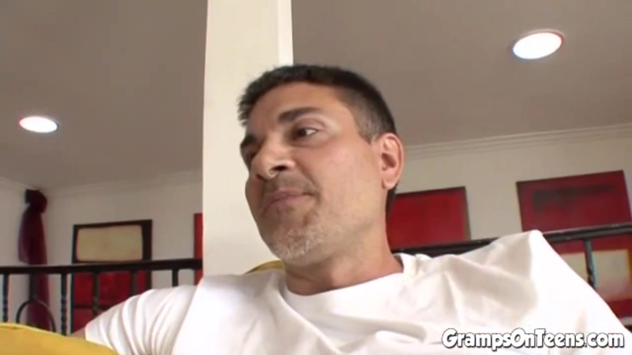Petite latina teen 18+ fucks grandpas cock