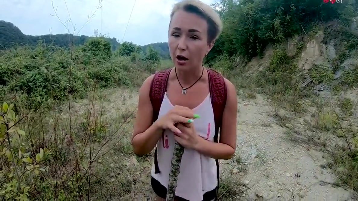 Tourist In The Mountains Fucked In The Mouth And Ass
