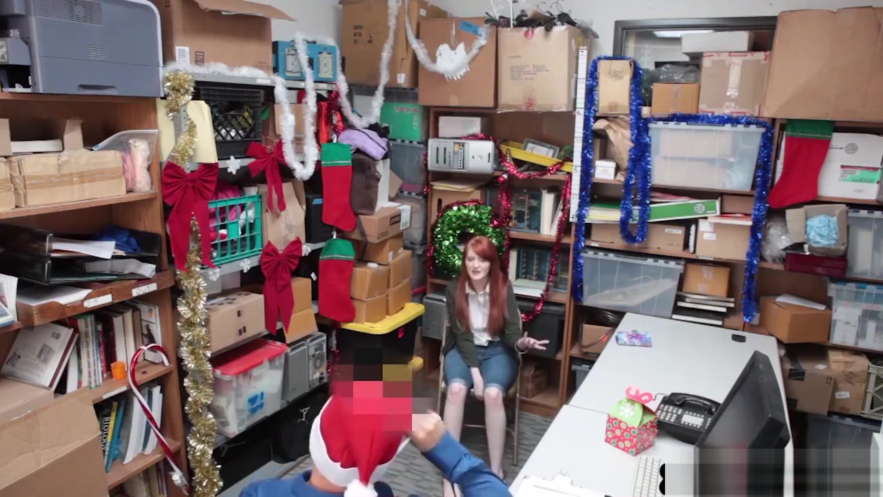 Shoplifting redhead teen 18+ got hard fucked for stealing