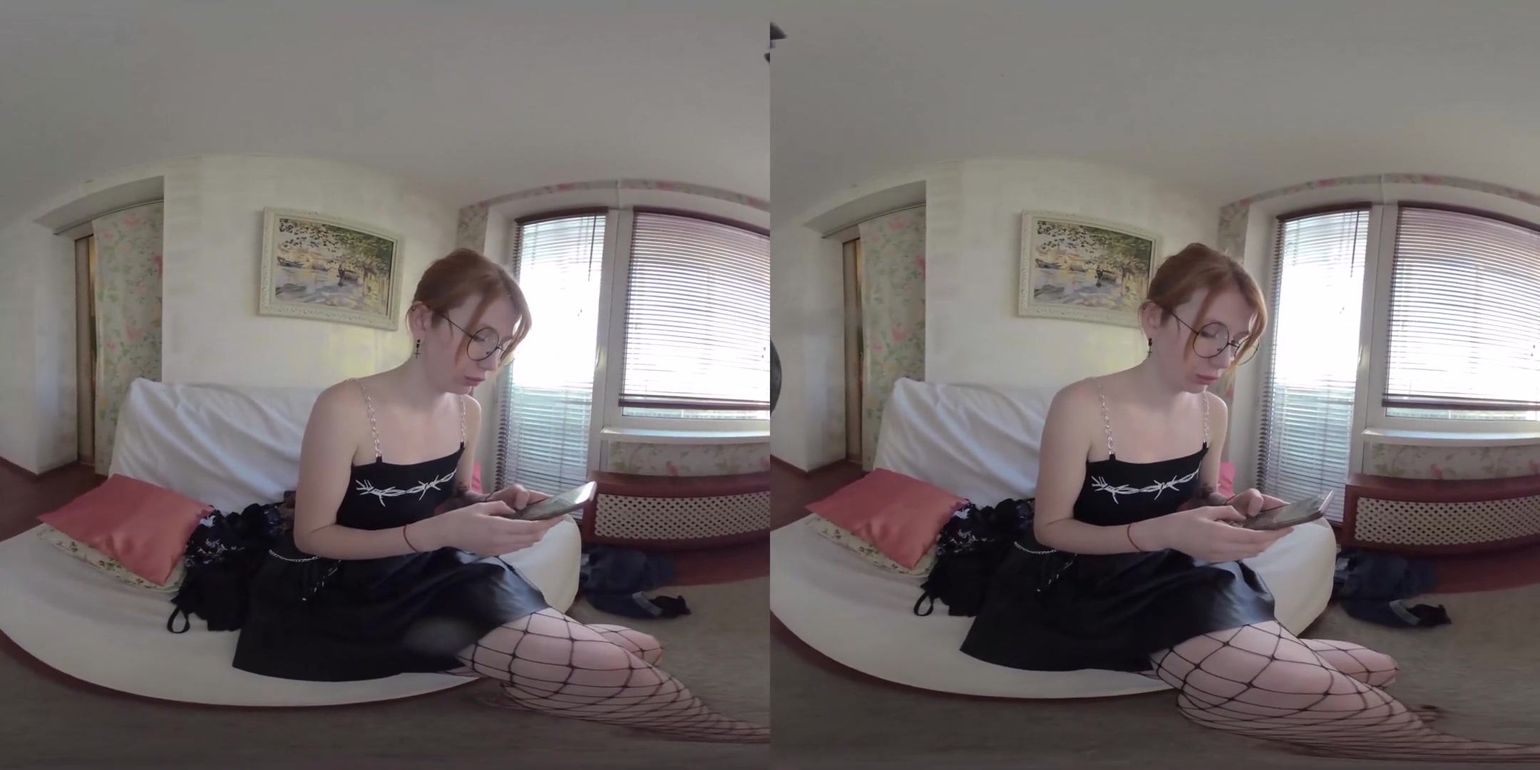 Hot Young Milinda Does Blowjob For Stepfather - Redhead Tattooed teen 18+ Amateur Blowjob