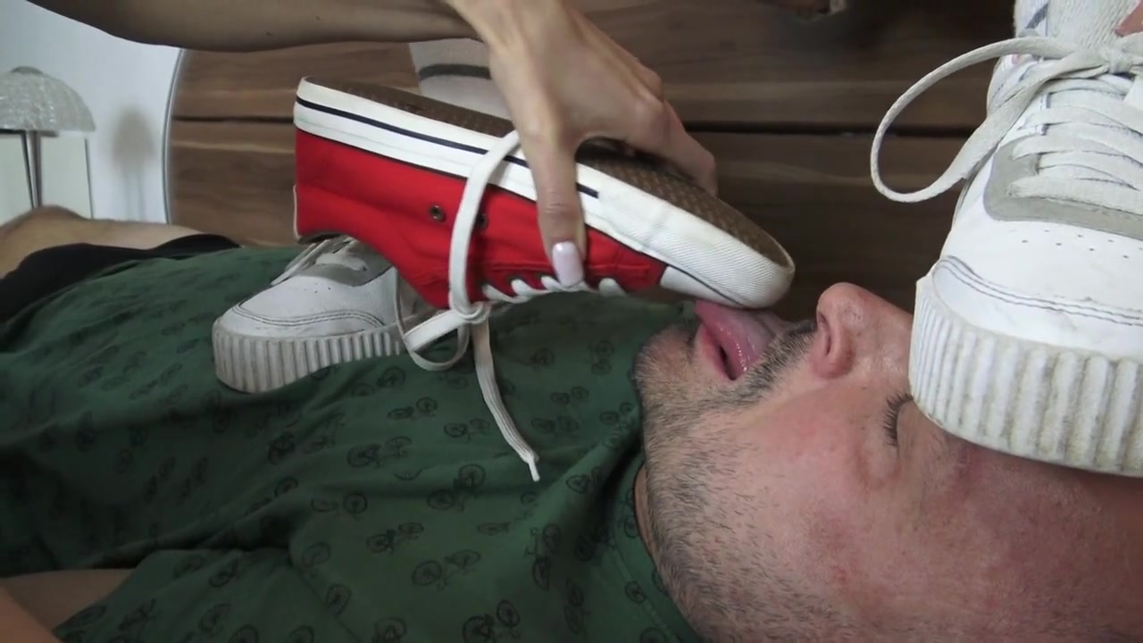 teen 18+ Brat Girls Sneaker Face Standing And Jumping! by Femdom Austria