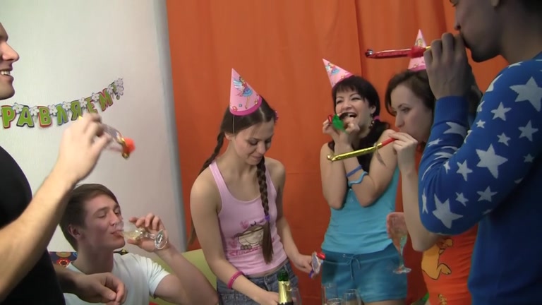 Birthday party turning into fuckfest