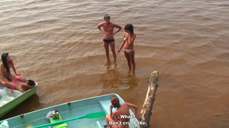 students 18+' group orgy at the lake