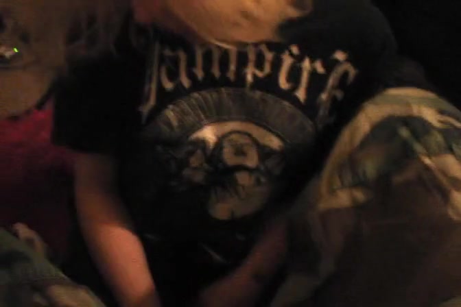 Kinky emo girlfriend fooling around with a strapon