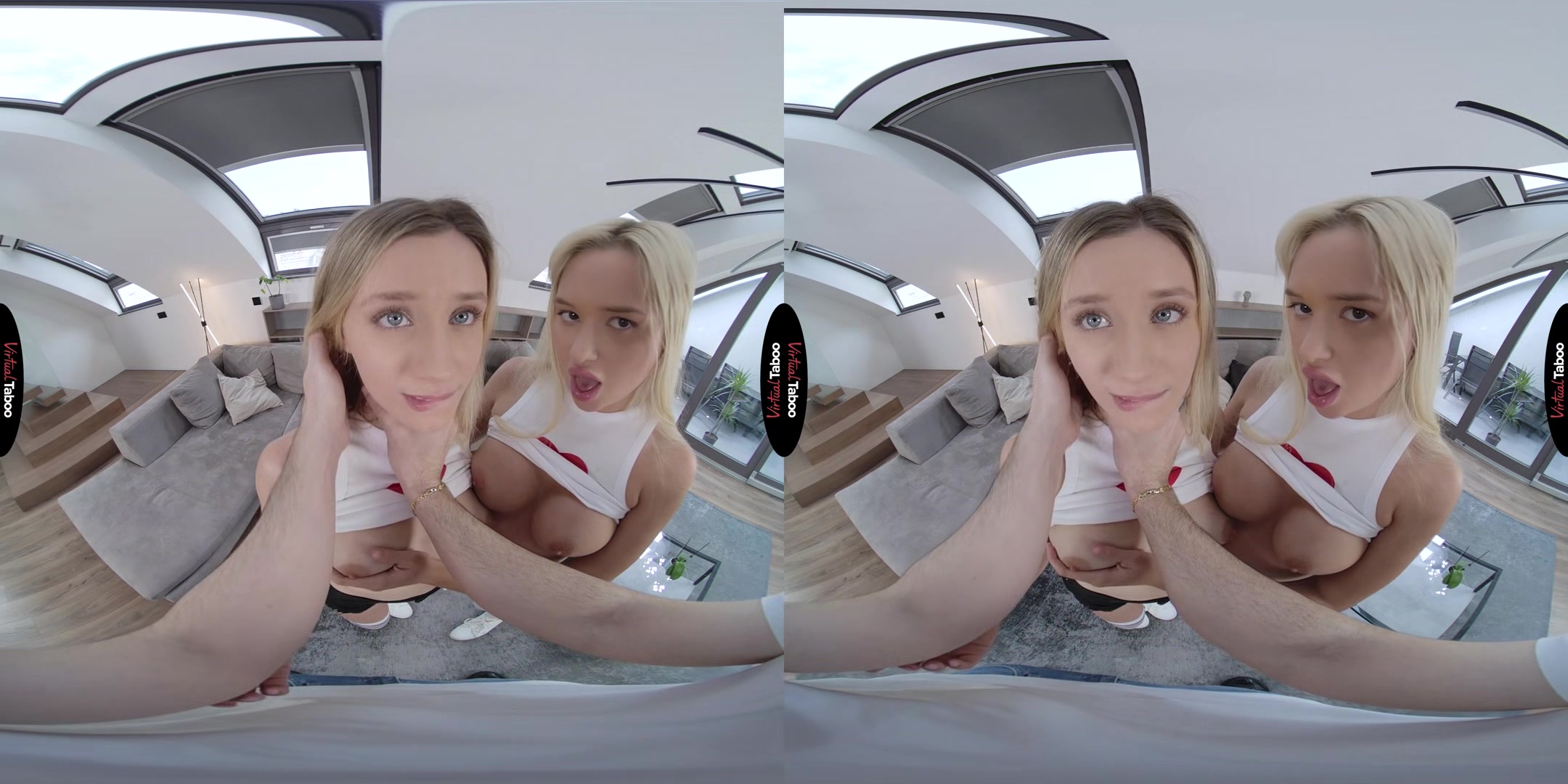 Jessie Ames, Lily Blossom VR Porn: Candy From Stepbrother - VirtualTaboo
