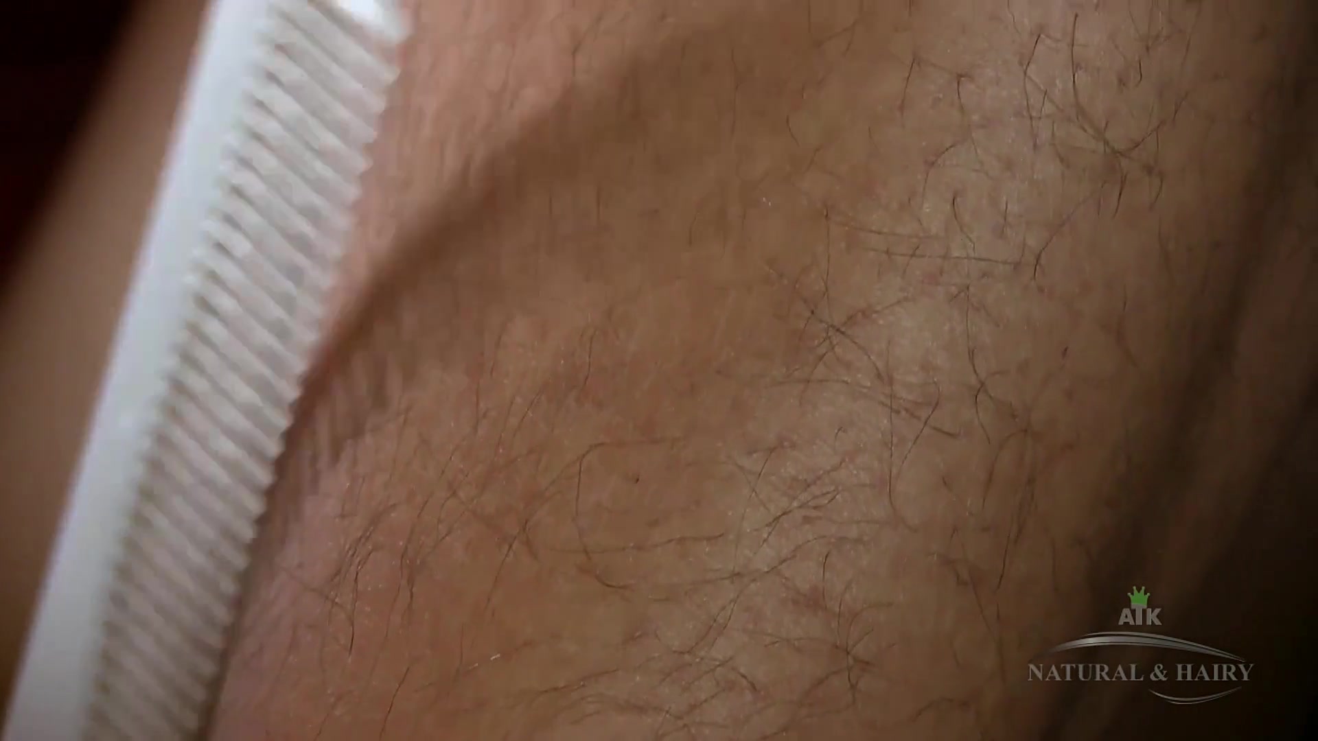 Katie Plays With Her Hairy Pussy.
