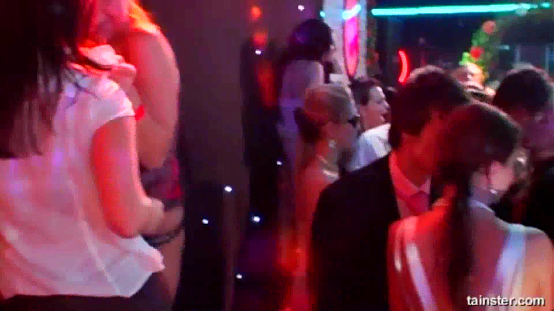 Superb horny brides suck big cocks in public