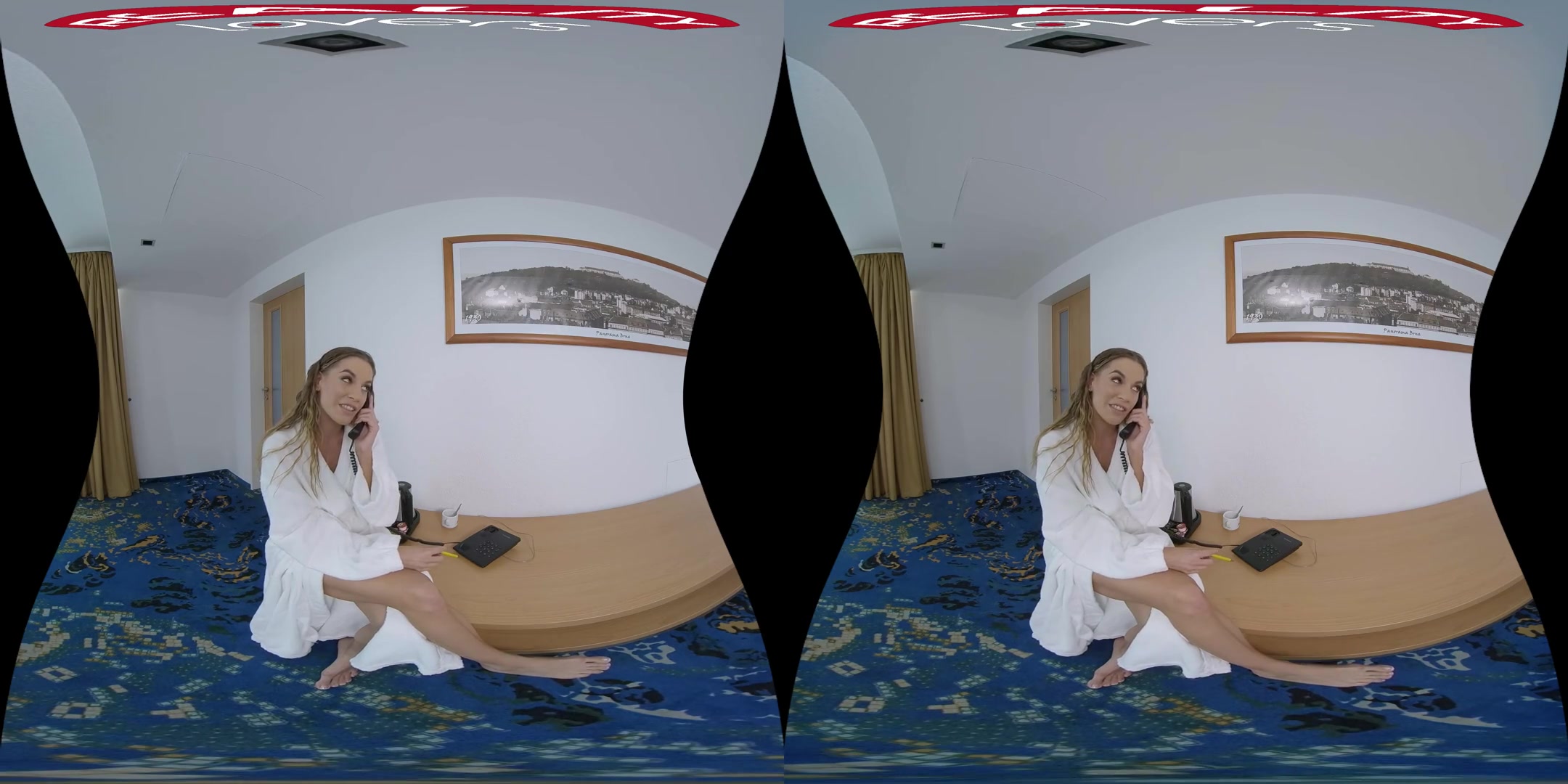 Pussy Massage in the Presidential Suite - Lesbian VR Video with Eveline Dellai and Jenny Doll