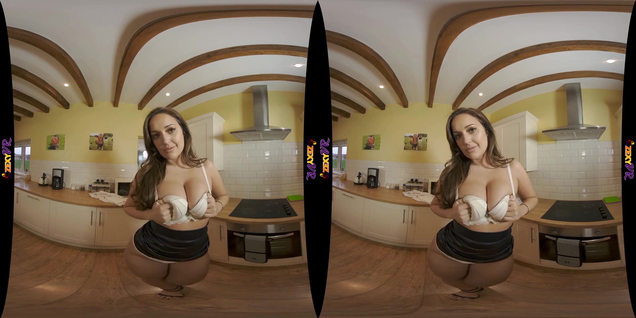 What's Cooking? - Busty Babe in the Kitchen Solo Striptease