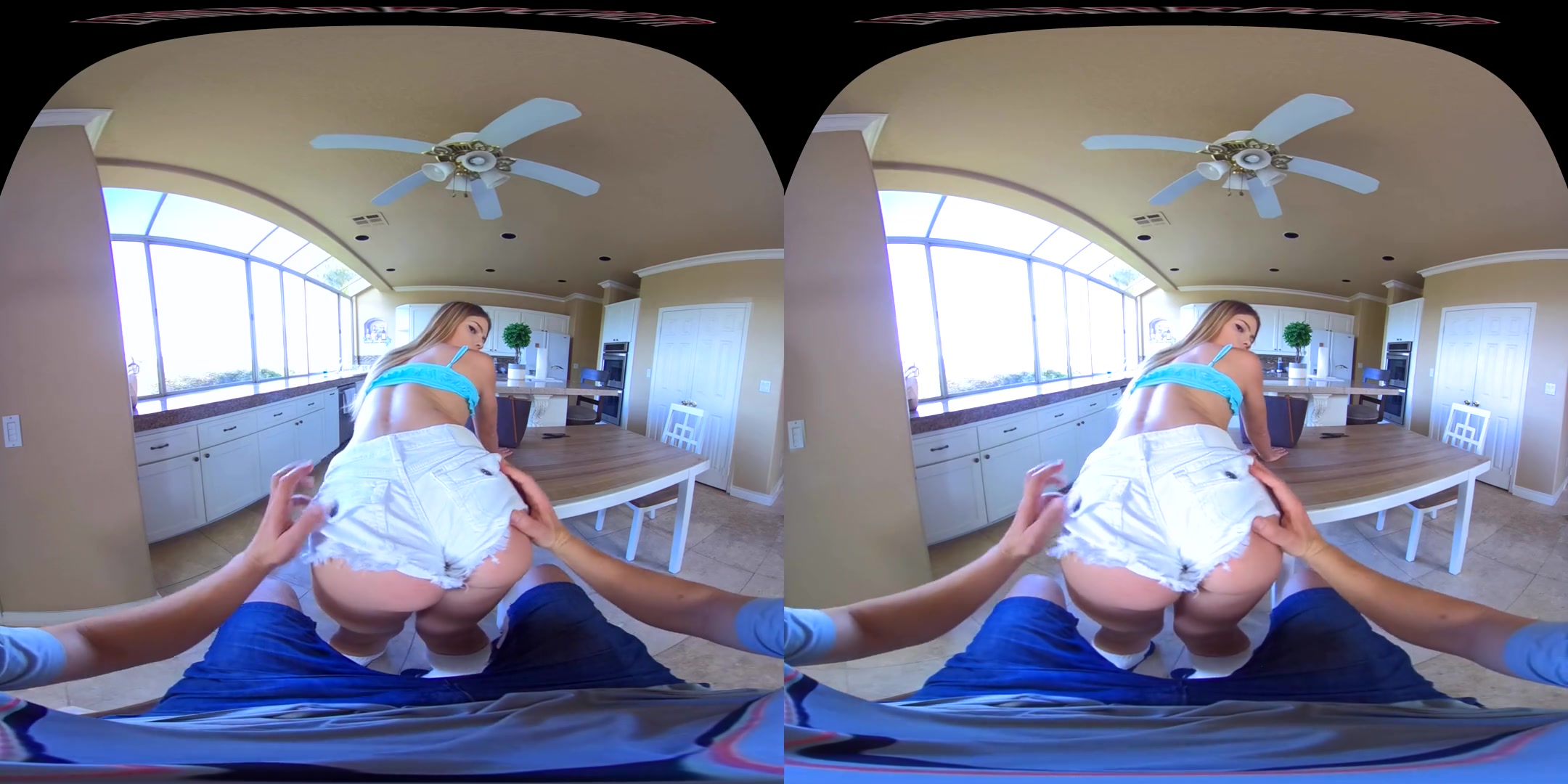 Nanny With a Round Fanny - Cute teen 18+ Hardcore POV
