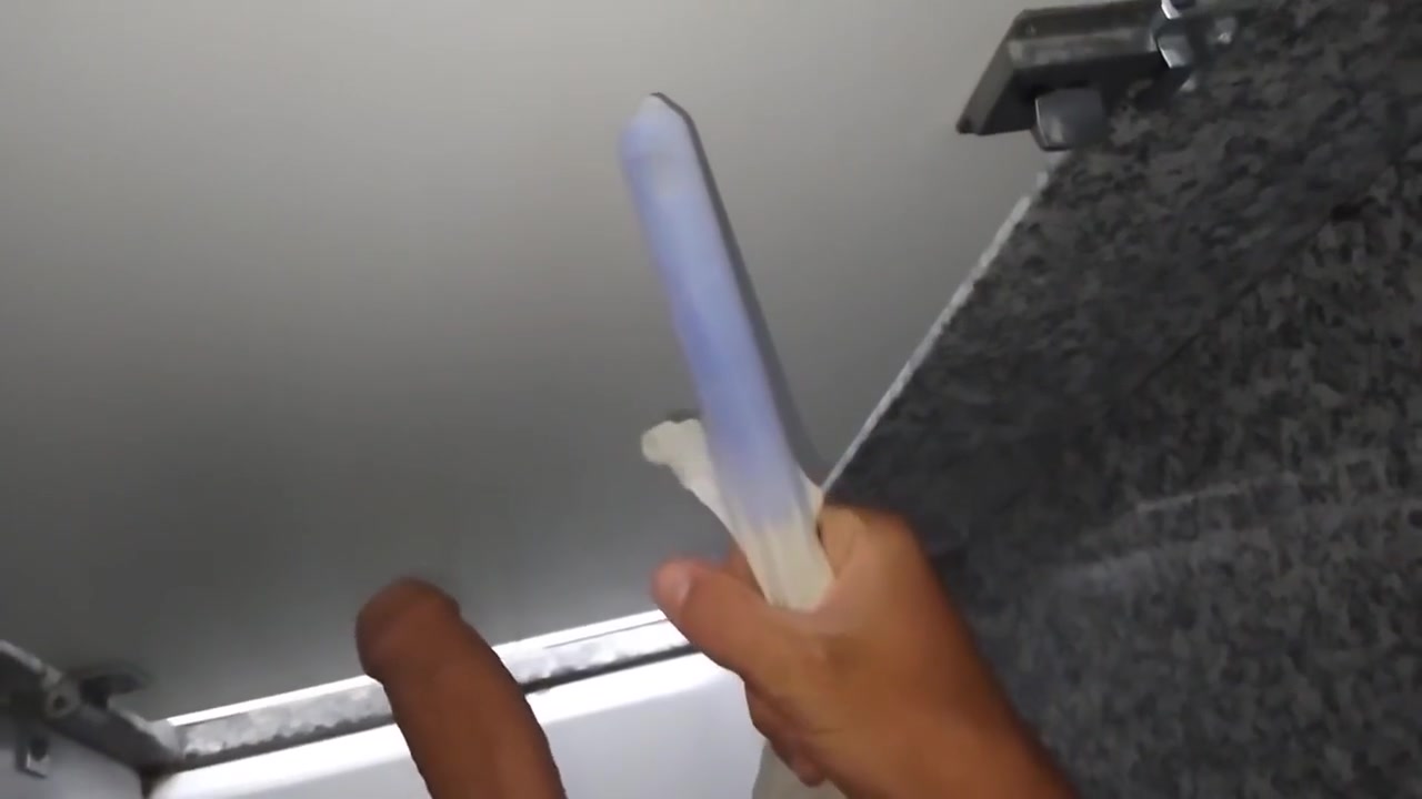 My Dick Got Super Hard After I Put The Broomstick In My Ass