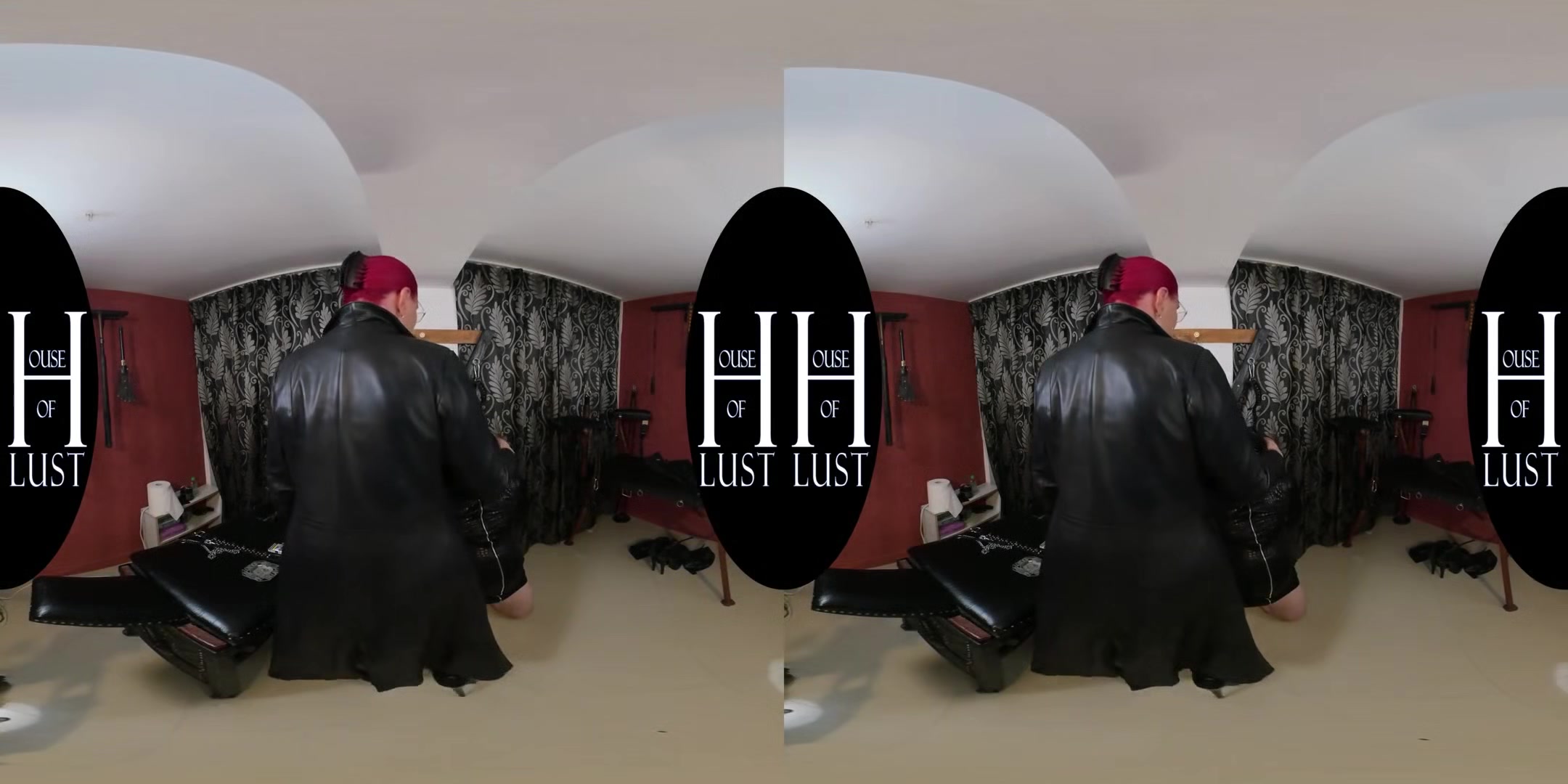Goddess Andreea - All leather! - VRVids - SexLikeReal