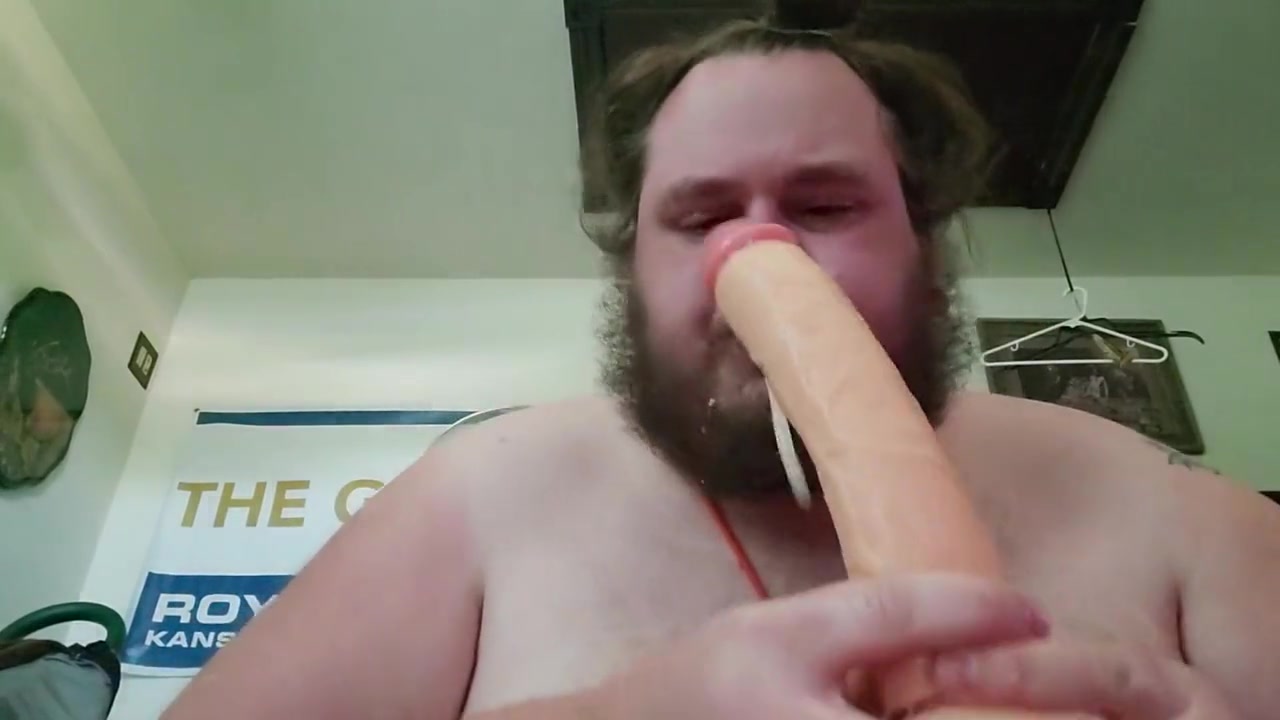 Deepthroating A Massive Cock