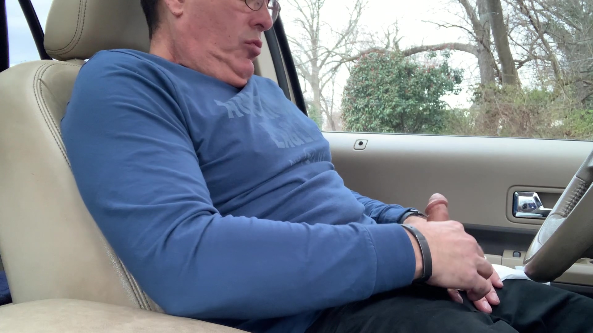 I Part My Car And Jerk-off In Public And Cum. I Talk A Full Unedited New Version With Little Bit