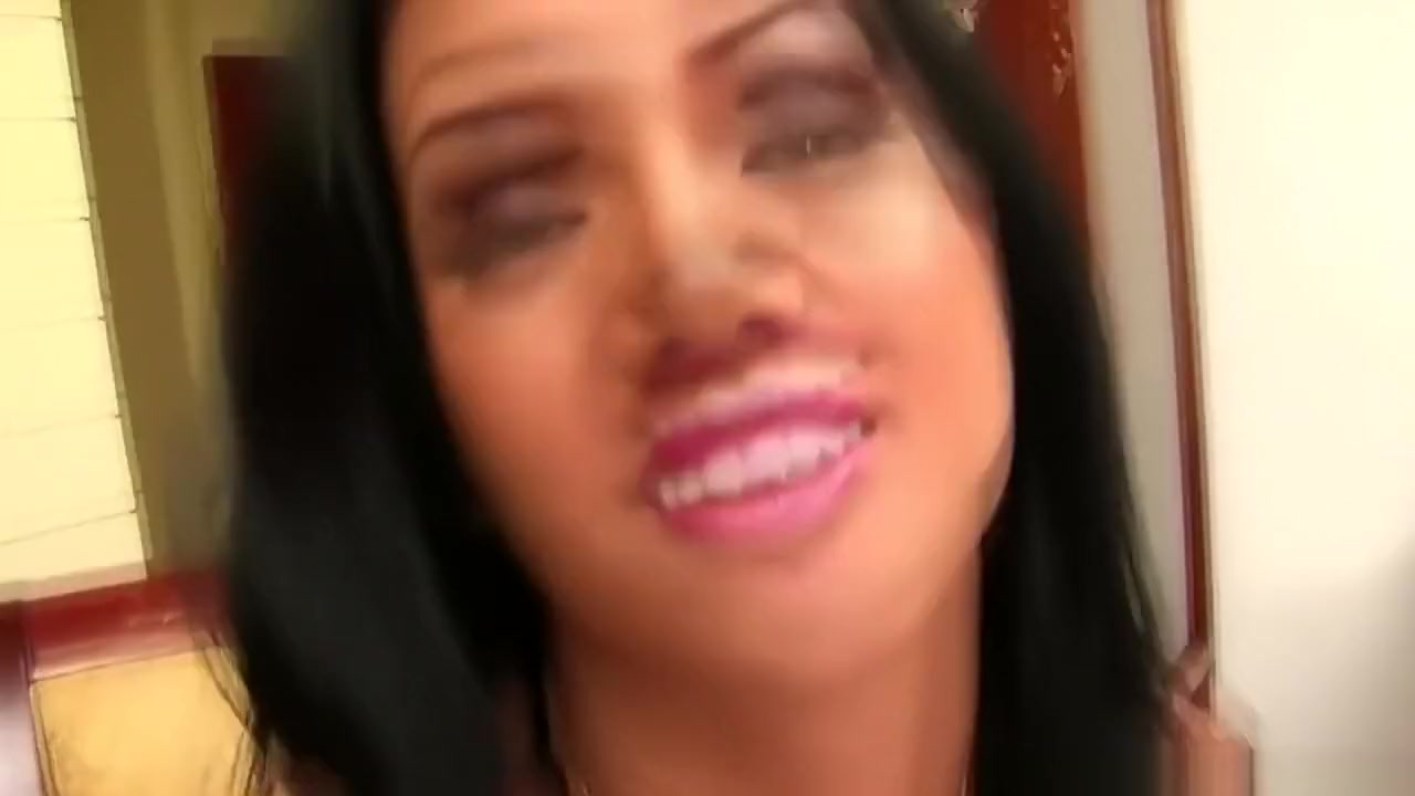 Ladyboy gets butt naked and anal fucks with a multi ball glass dildo