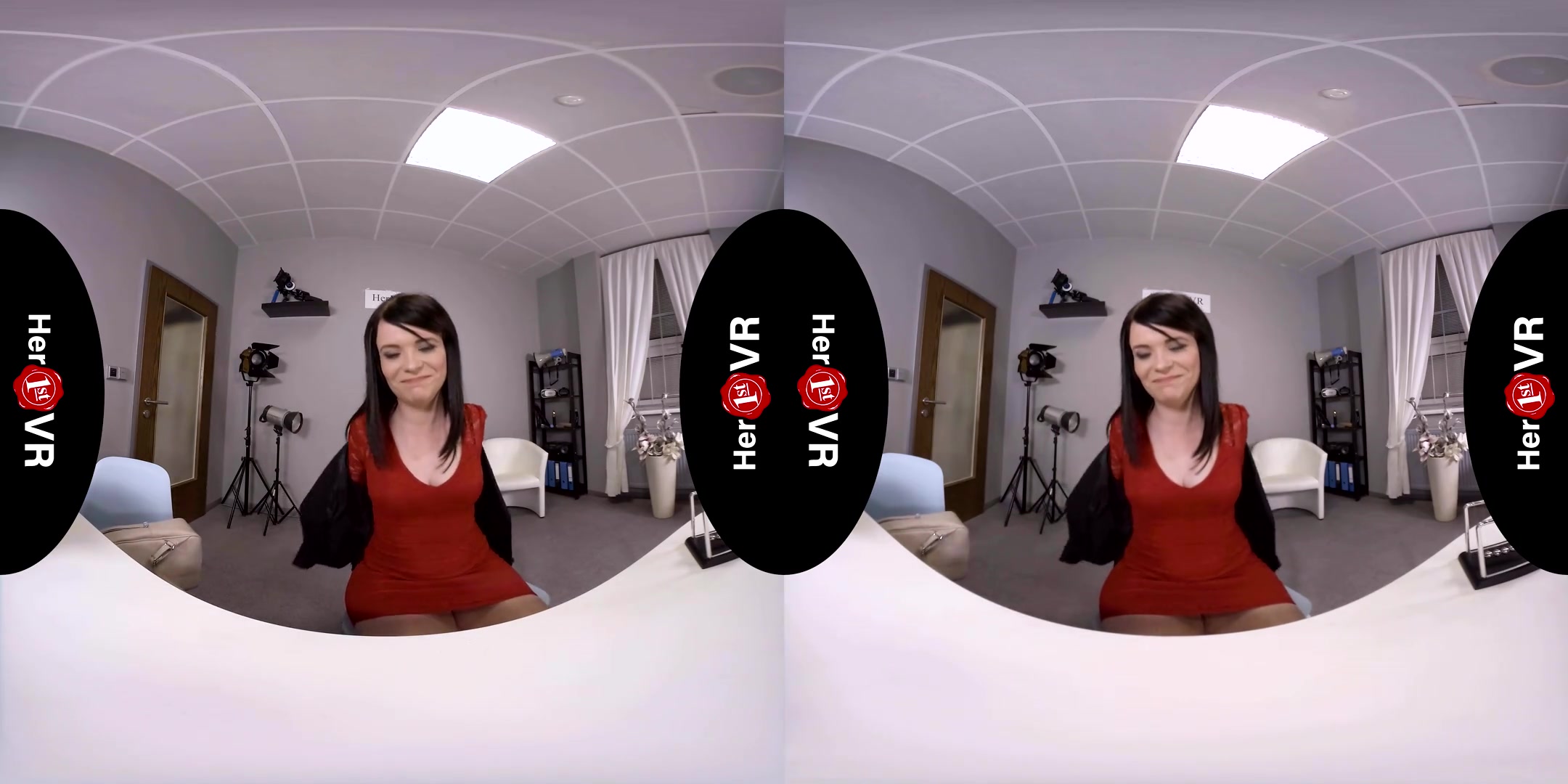 Lena King - First VR Casting - SexLikeReal