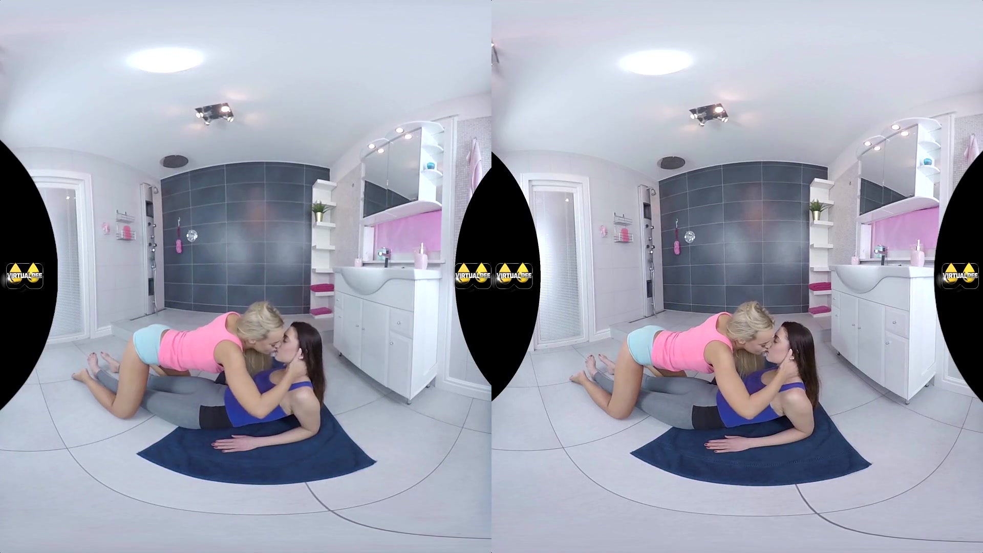 Therese Bizarre & Amy Pink in Clothed Golden Showers - VirtualPee