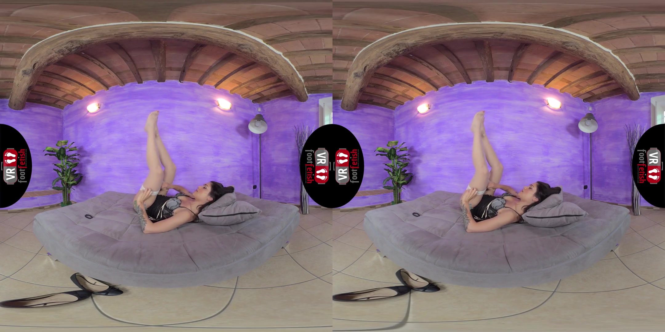 Beautiful Princess Chiara Lures You With Her Gorgeous Feet - Beautiful MILF in White Stockings Foot Fetish