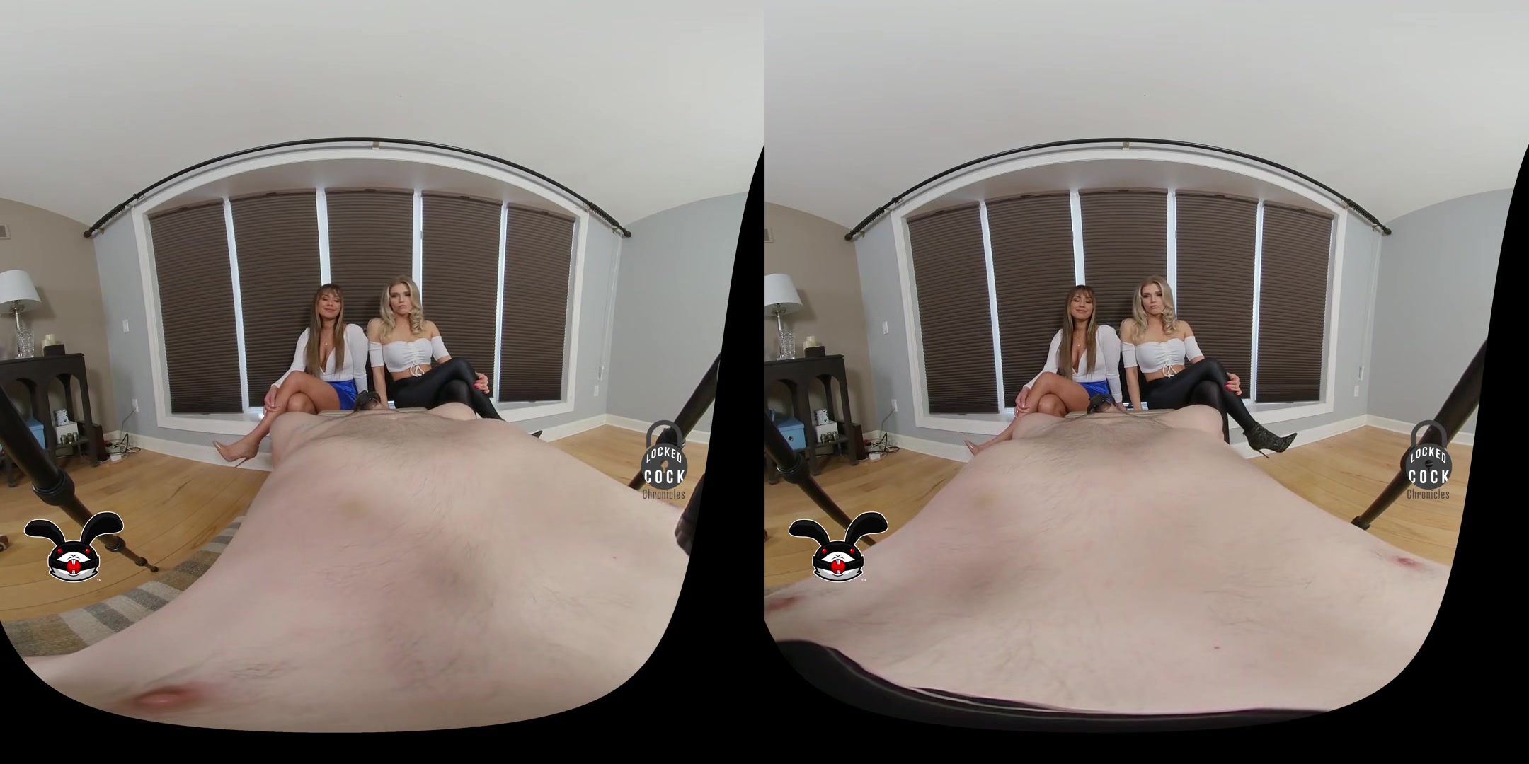 Locked Cock Chronicles - 180 - 3D - VR Edition - Volume 10 - Princess Amber and Lexi Chase; MFF Chastity Threesome with Pornstars