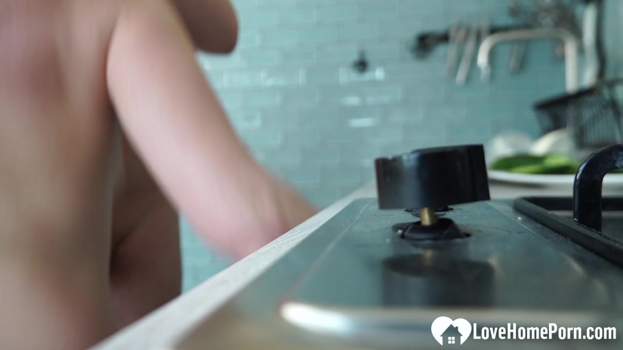 Sensual bathroom fucking quickly gets very intense