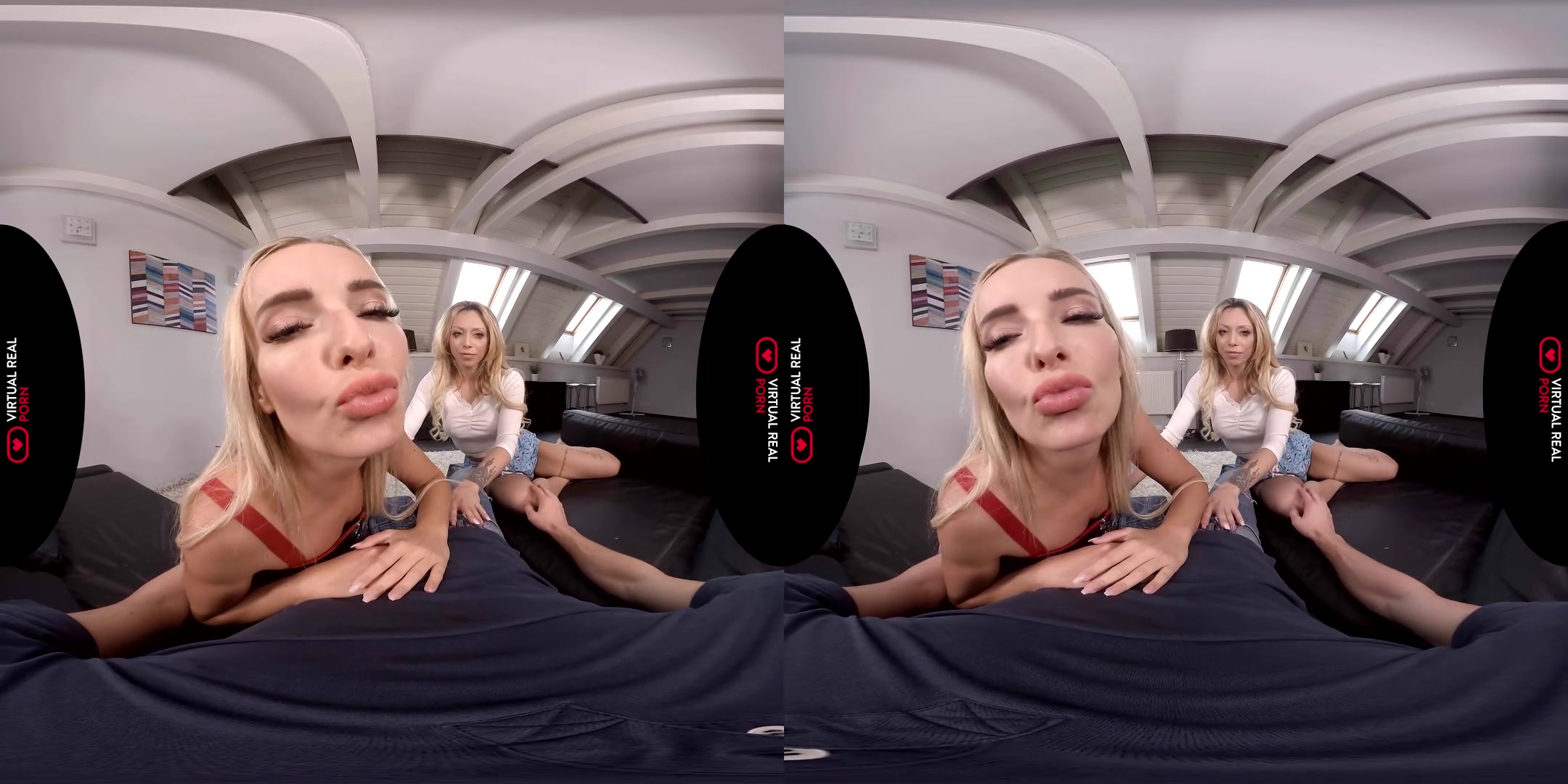 Jennifer Amilton & Amy Pink in Golden Tears - VirtualRealPorn