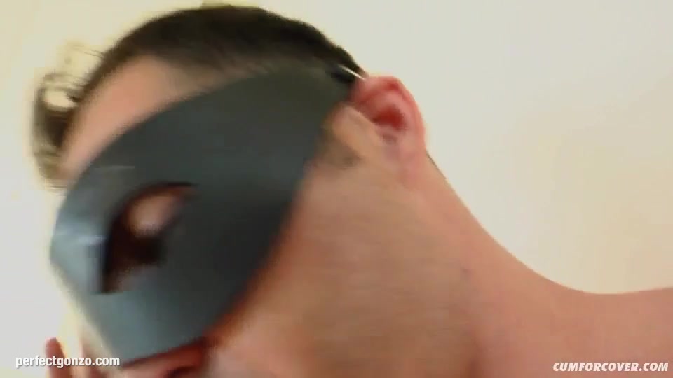 Group cumshots for Kitty on Cum For Cover in a blowbang scene