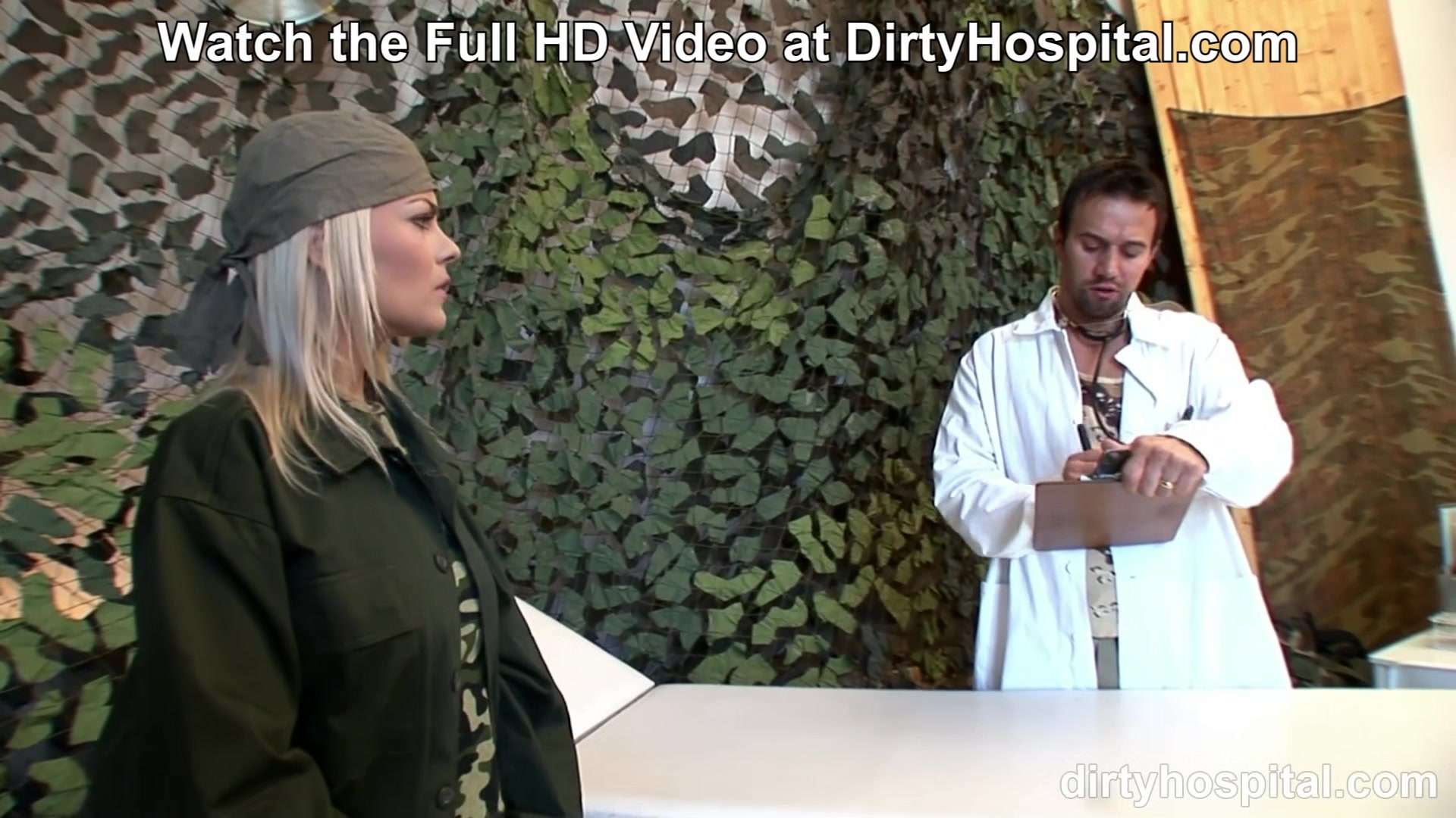 Interrogation training with Doctor Titus Steel and patien Jasmine Rogue for DirtyHospital