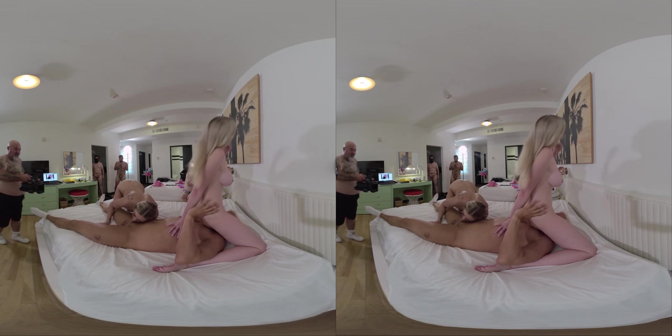 Fuck A Fan Vr Part Three - Double Vaginal (Dvp) & Anal Creampie Foursome