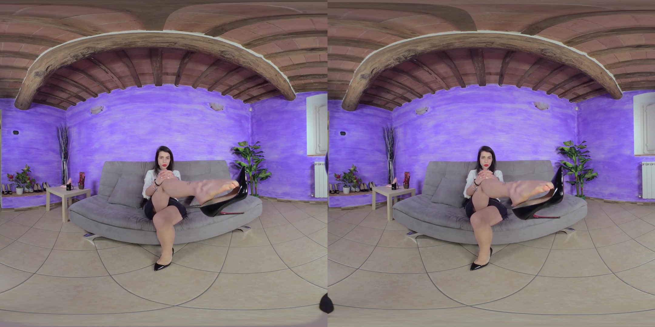 Jaw-droppingly Sexy Petra Gives You The Hottest Foot Tease (No talking) - VRFootFetish