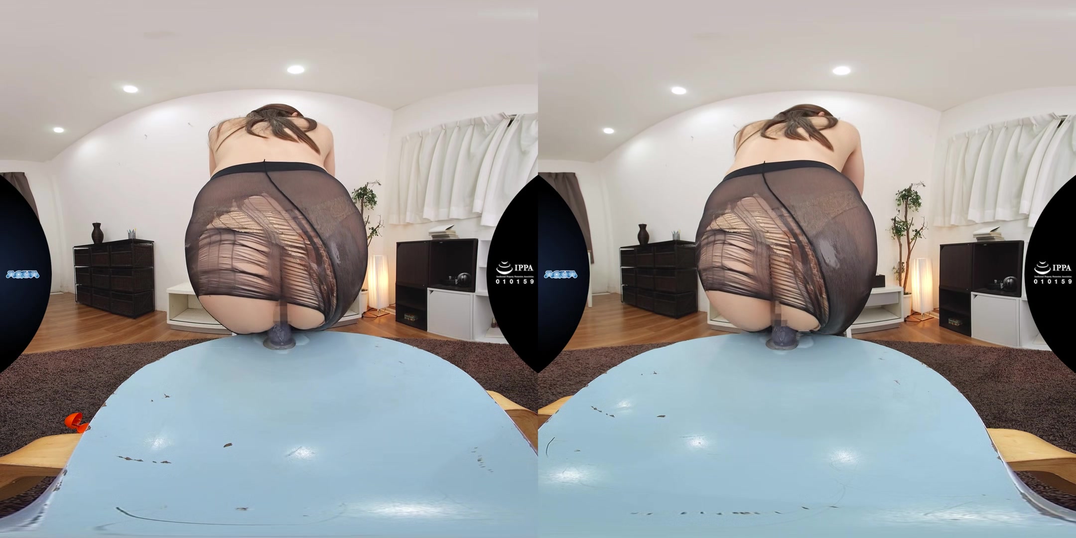 Big Butts In Pantyhose Masturbating With Dildos