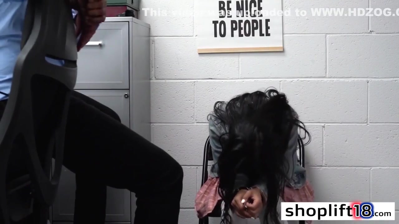 Dirty Black Cop Fucked Petite Asian teen 18+ After He Buste