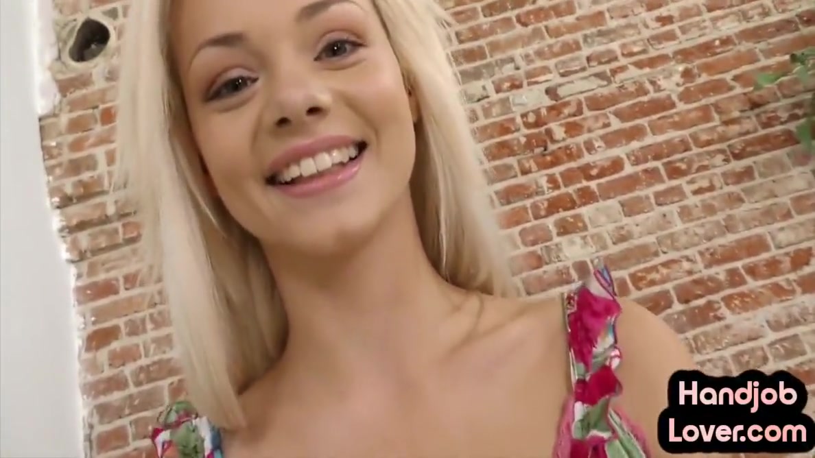 Hj Petite teen 18+ Slut Wanking Bfs Cock And Talking Dirty