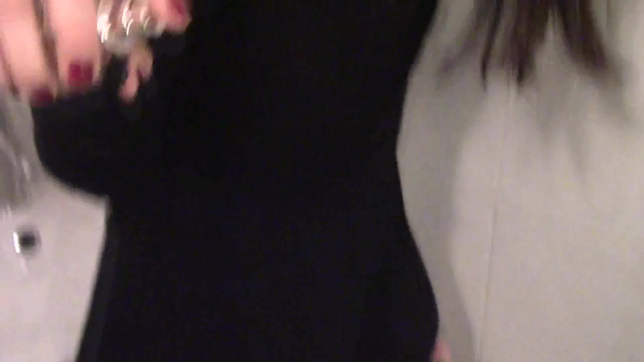 Goddess Gloria's ass fetish session in the bathroom by Femdom Austria