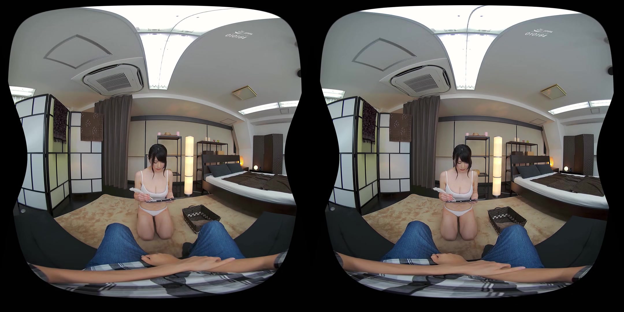 Slimy, Slippery Nuru Sex with Big Marshmallow Tits Older Stepsister-Type; Intimate and Hardcore VR Sex with Big Tits JAV Idol