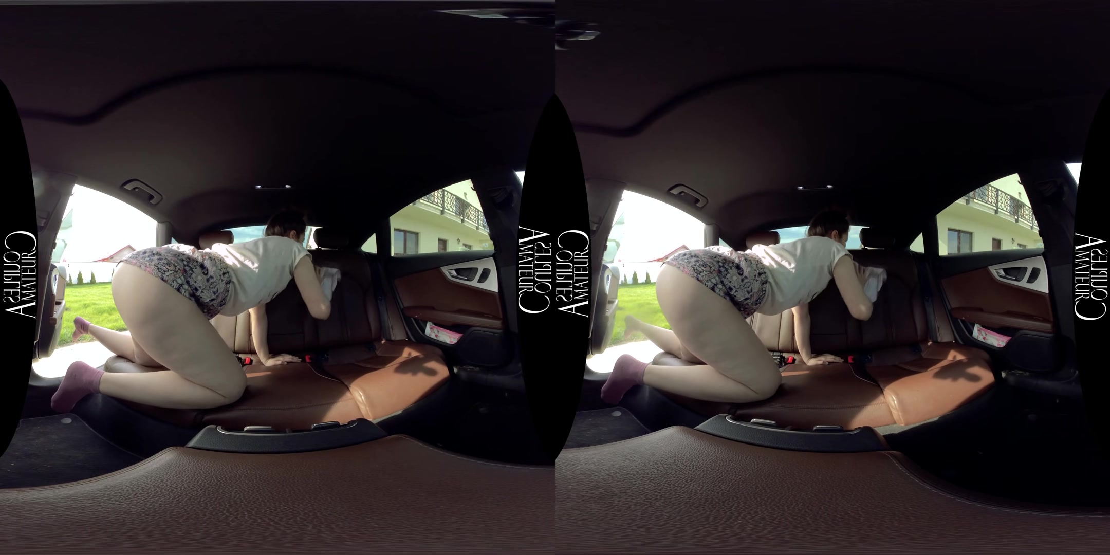 Backseat Quick Fuck - AmateurCouplesVR