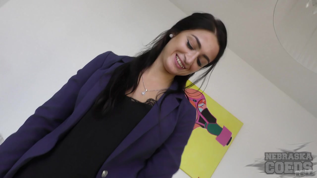 Young Spinner Alisa Sky Back And Finally Jamming Her Young Pussy With A Dildo