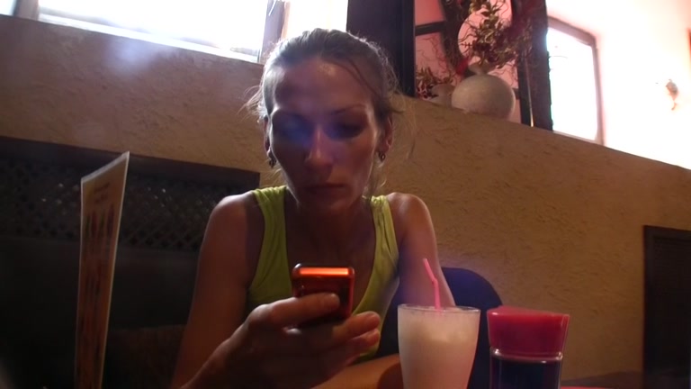 Slutty fuck in public