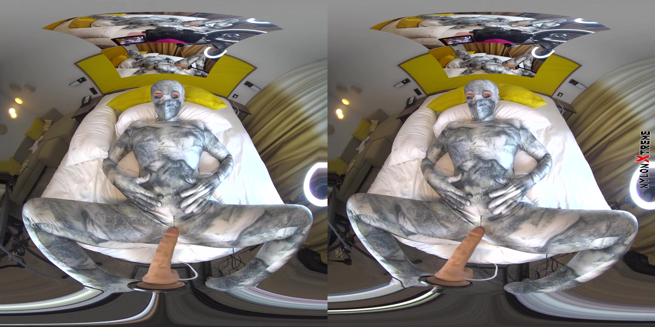 Nora Fox Wolf Zentai Encasement Machine
