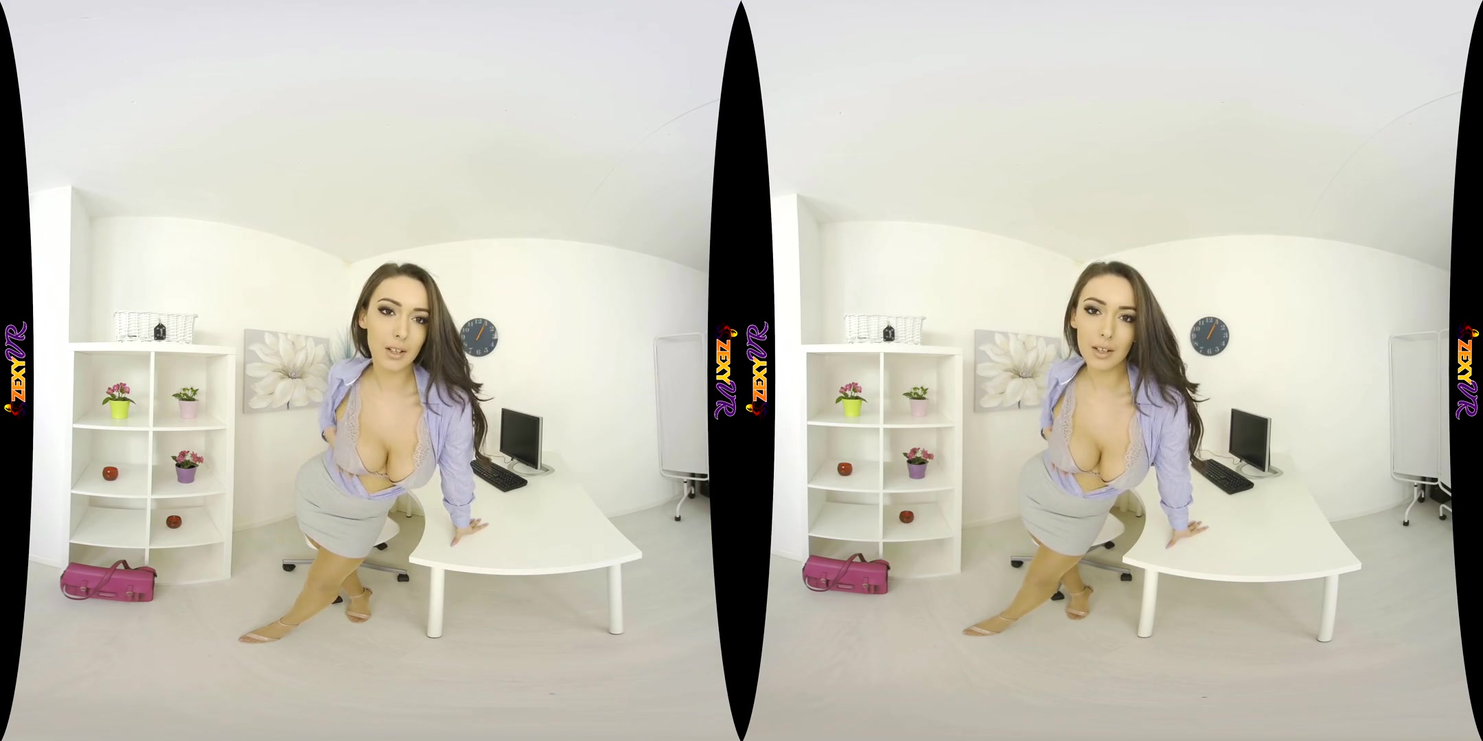 Leggy Brunette - SexLikeReal