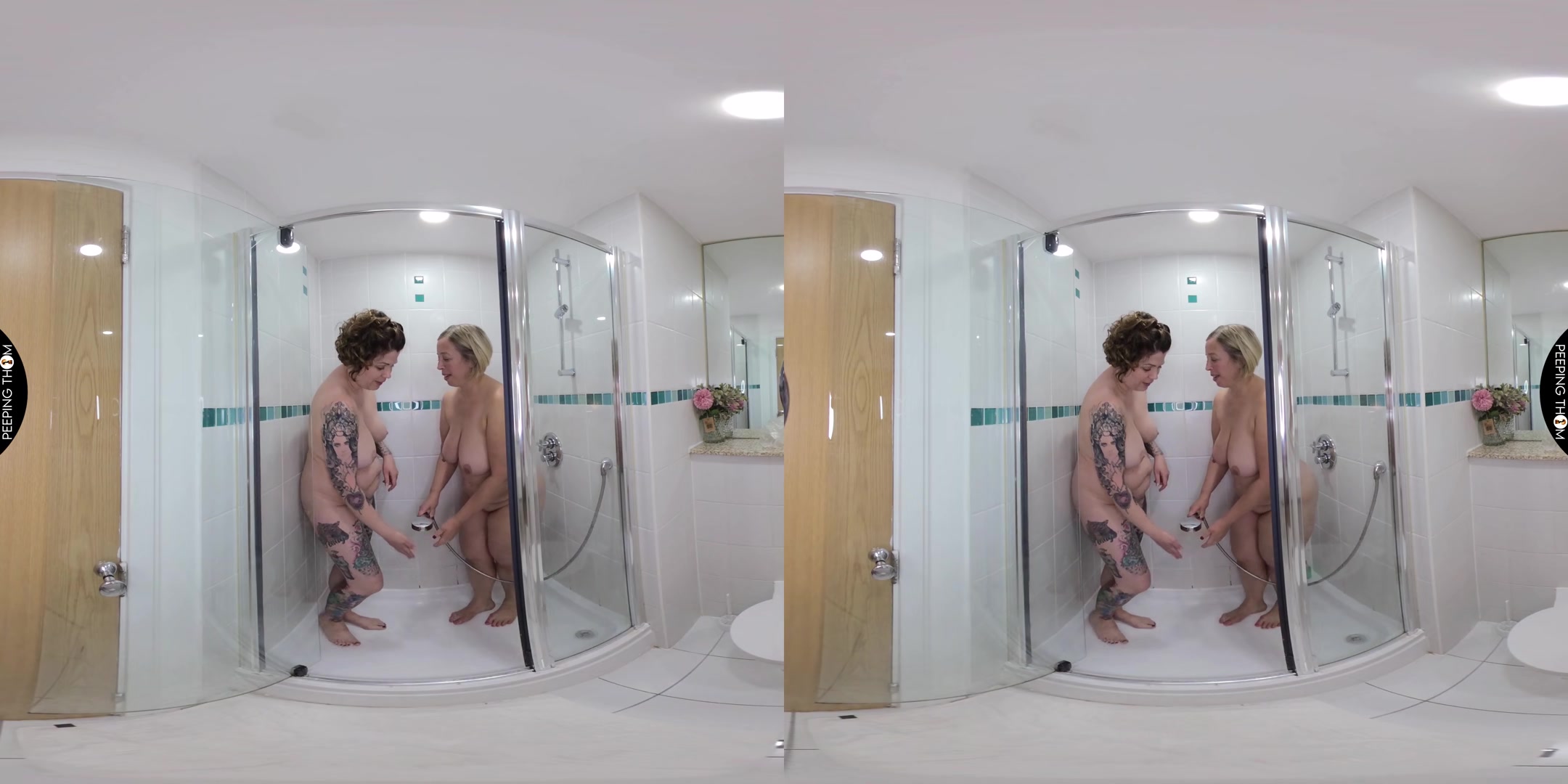 Behind The Scenes Shower - PeepingThom
