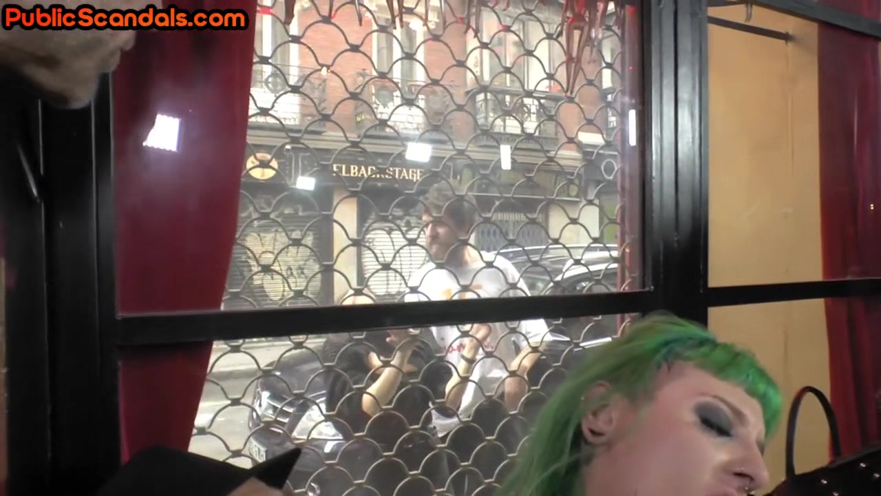 Public latex babes rides cocks in BDSM voyeuristic orgy