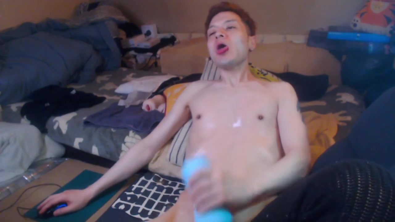 Japanese Boy Fake Pussy Slut Face Cum