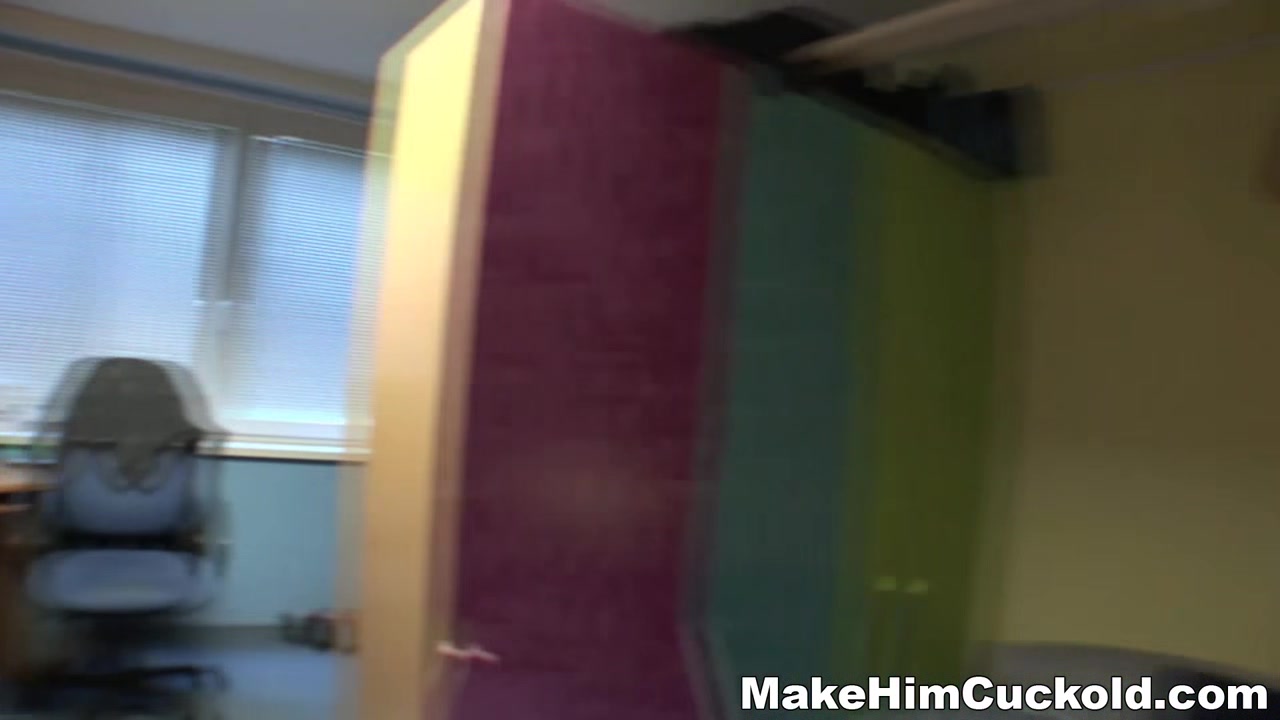 Make Him Cuckold - Cuckold from sexy blonde