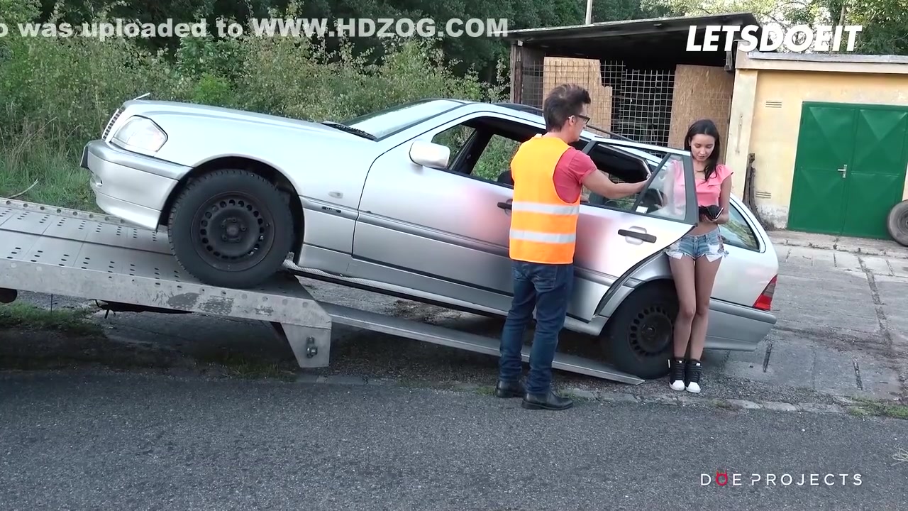 Conny Dachs And Francys Belle In Fucks Mechanic For A Fix At Her Car