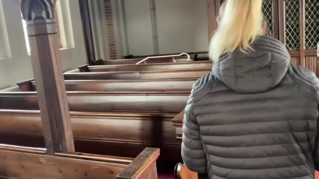 Horny Blonde In Acolyte Fucks Milf In The Church! Receive The Blessed Sperm!