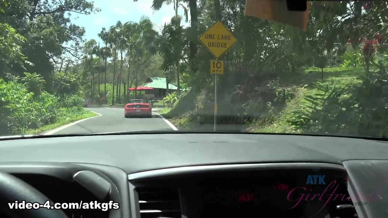 Olivia Lua in You tug on her nipples and she sucks your cock in the car. - ATKGirlfriends