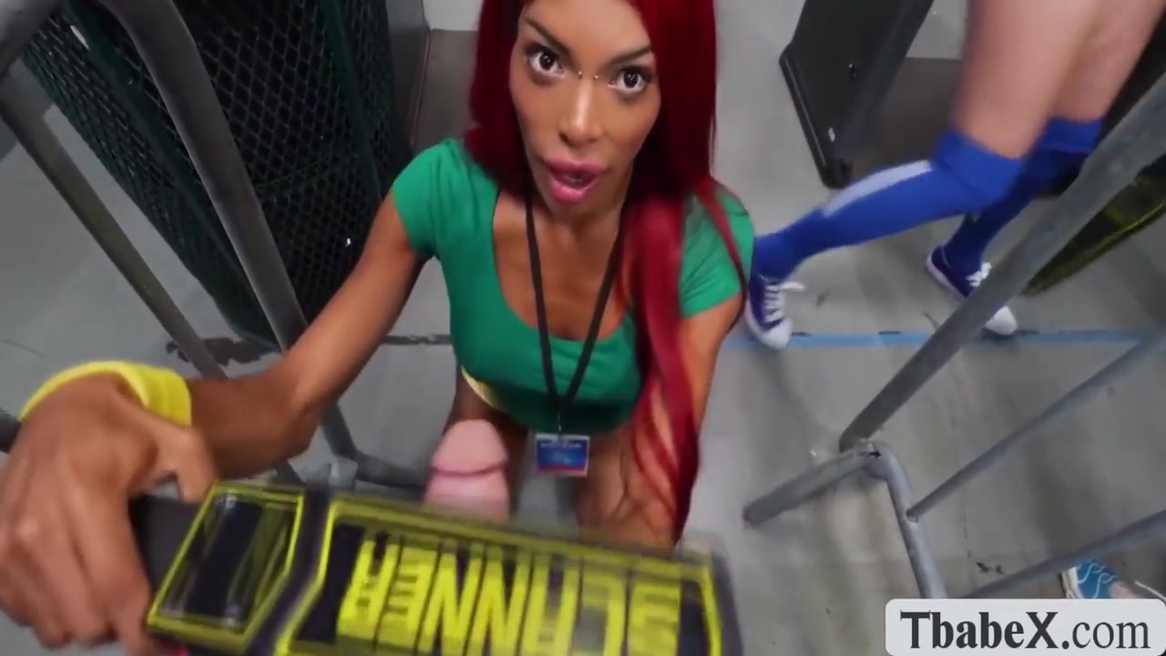 Lucky Soccer Fan Fucks The Ass Of Ts Security - Lola Morena, Adira Allure And Sage Roux