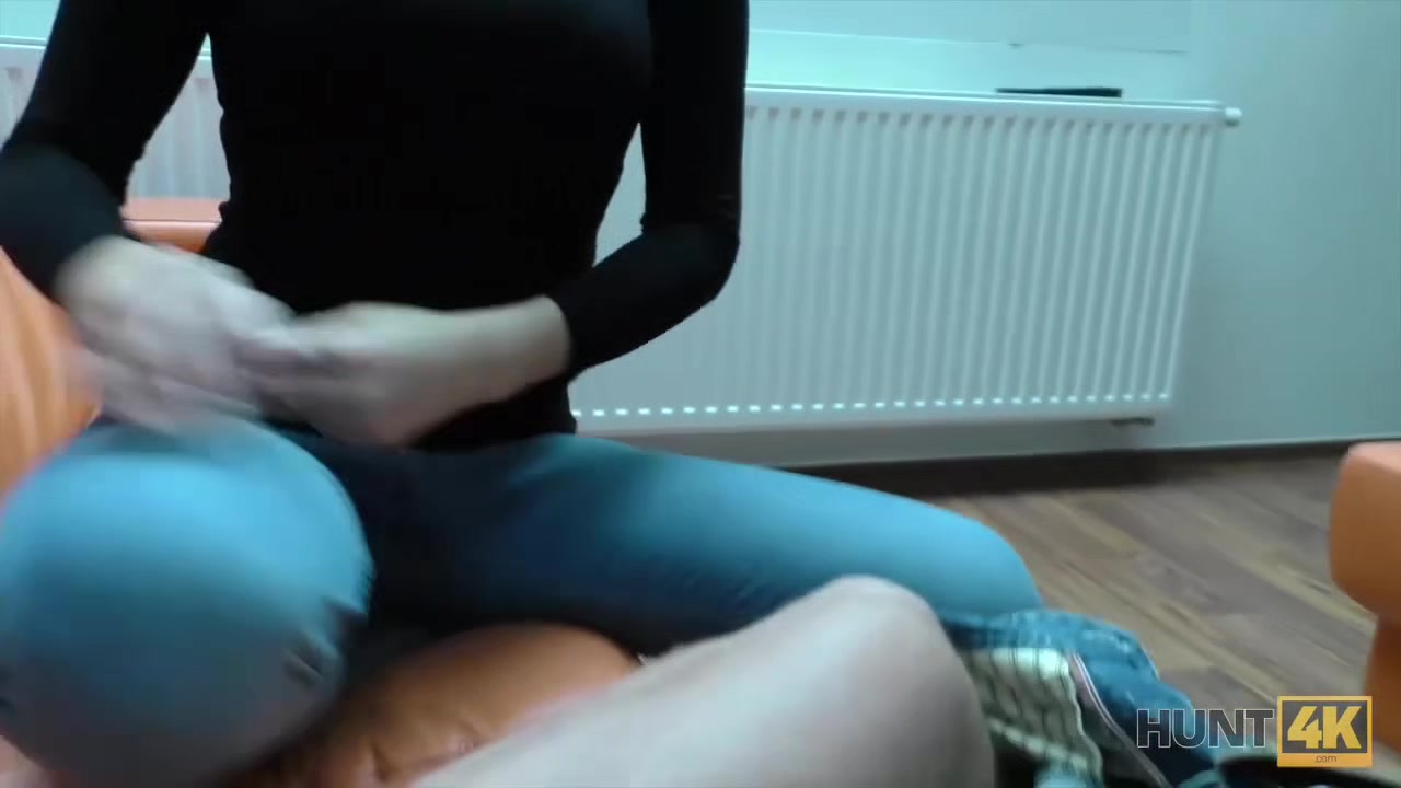 HUNT4K. Nothing can stop young lady from selling her body to hunter